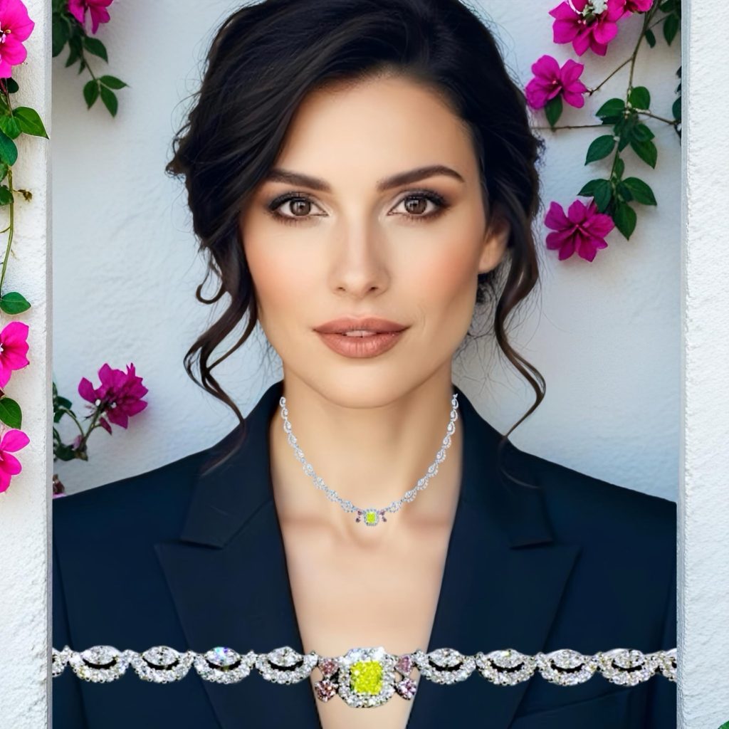 Luciole  High  Jewelry  Necklace　希少なる色彩の永遠の約束