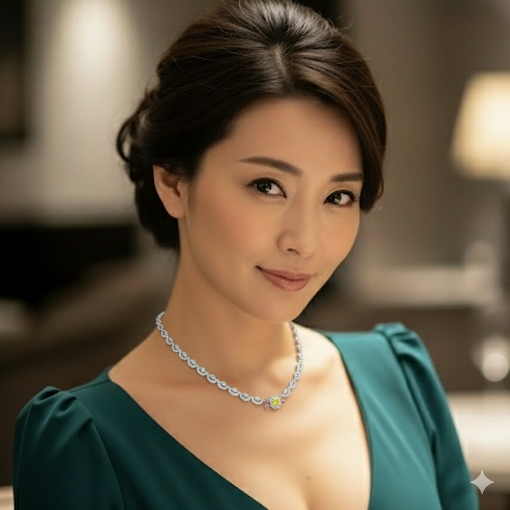 Luciole High Jewelry Necklace 希少なる色彩の永遠の約束